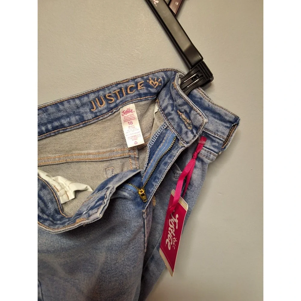 Justice Bromo Cargo Jeans For‎ Girls. Size 18. NWT